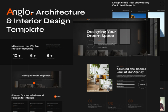 Anglo - Architecture & Interior Design Elementor Template Kit 1 Anglo - Architecture & Interior Design Template Kit for Elementor WordPress Plugin