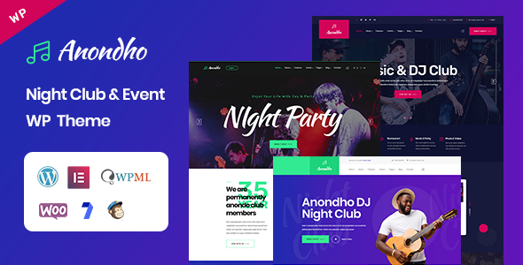 Anondho - Night Club & Event WordPress Theme 1 Anondho Night Club & Event WordPress Theme