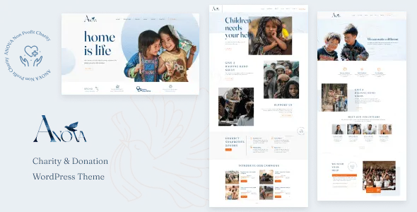 Anova - Charity & Donation WordPress Theme 1 Anova Charity & Donation WordPress Theme