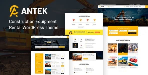 Antek – Construction Equipment Rentals WordPress Theme 1 Antek – Construction Equipment Rentals WordPress Theme