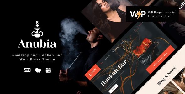 Anubia | Smoking and Hookah Bar WordPress Theme 1 Anubia Smoking and Hookah Bar WordPress Theme
