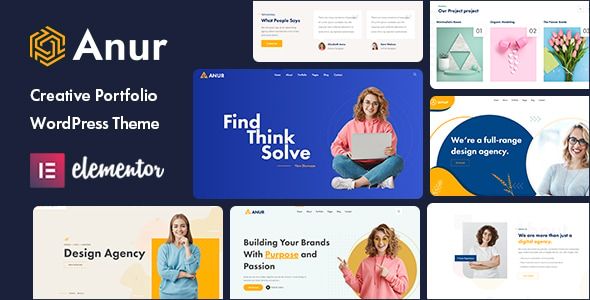 Anur – Portfolio WordPress Theme 1 Anur – Portfolio WordPress Theme