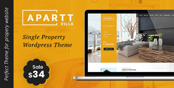 APARTT VILLA - Single Property Real Estate WordPress Theme 1 APARTT VILLA Single Property WordPress Theme