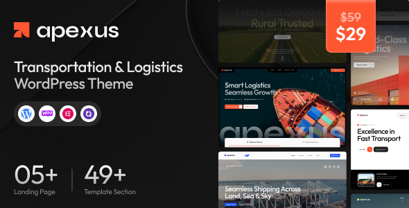 Apexus – Transportation & Logistics WordPress Theme 1 Apexus – Transportation & Logistics WordPress Theme