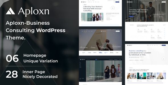 Aploxn – Business Consulting WordPress Theme 1 Aploxn Business Consulting WordPress Theme