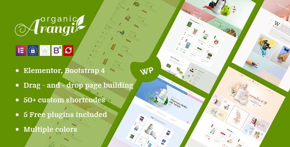 Arangi – Organic WooCommerce Theme 1 Arangi – Organic Woo Commerce Theme WordPress Theme