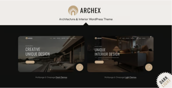Archex Architecture & Interior WordPress Theme