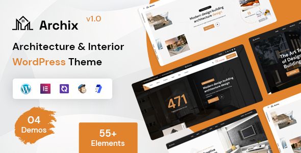 Archix – Architecture Interior WordPress Theme 1 Archix Architecture & Interior WordPress Theme