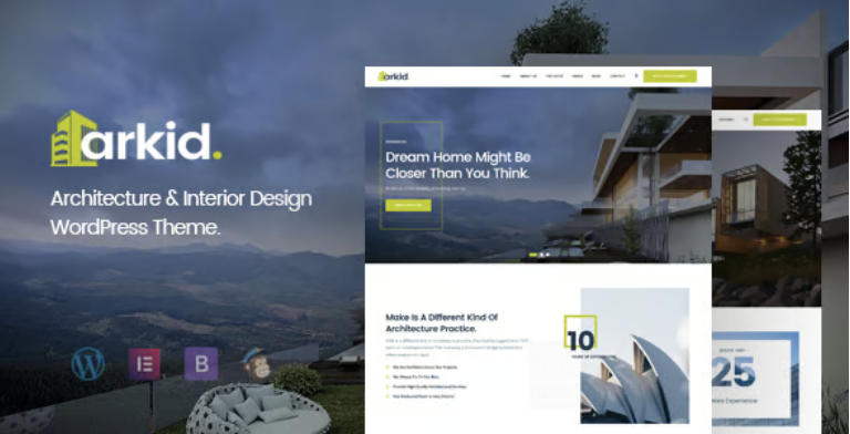 Arkid - Architecture and Interior Design WordPress Theme 1 Arkid - Architecture and Interior Design WordPress Theme