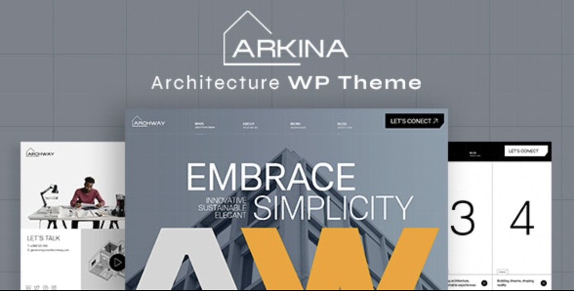 Arkina – Architecture WordPress Theme 1 Arkina – Architecture WordPress Theme
