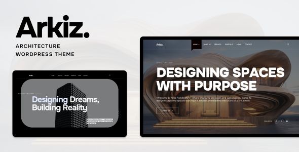 Arkiz - Architecture WordPress Theme 1 Arkiz - Architecture WordPress Theme