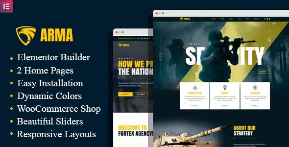 Arma - Military Service WordPress Theme 1 Arma - Military Service WordPress Theme