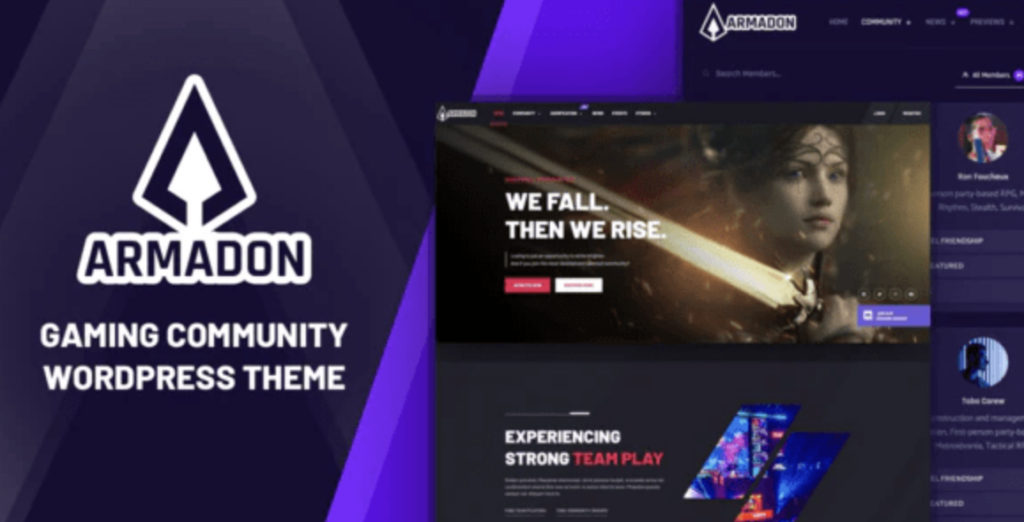 Buy Armadon Gaming Community Theme Official Licence Now