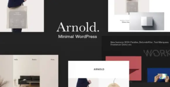 Arnold Pro – Minimal Portfolio WordPress Theme