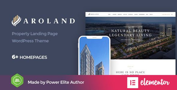 Aroland – Single Property Landing Page WordPress Theme 1 Aroland Single Property Landing Page WordPress Theme