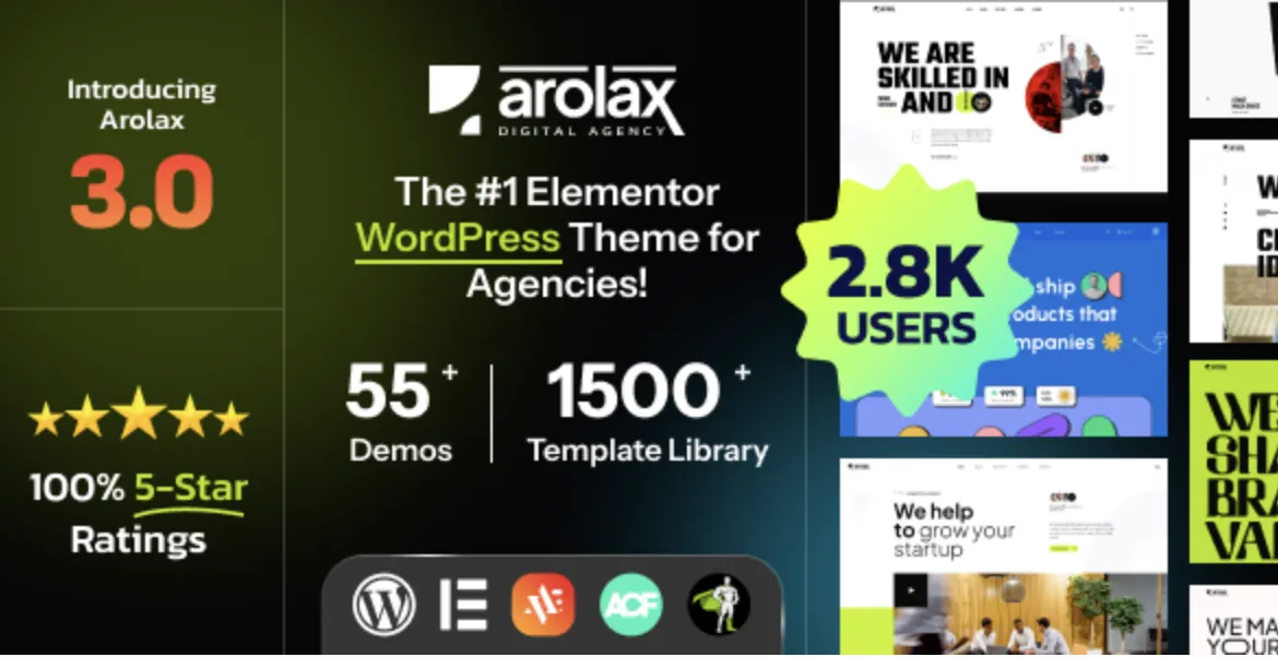 Arolax Pro | Creative Digital Agency Theme 1 Arolax Pro WordPress Theme
