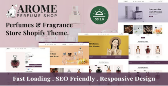 Arome Perfume Shop WordPress Theme