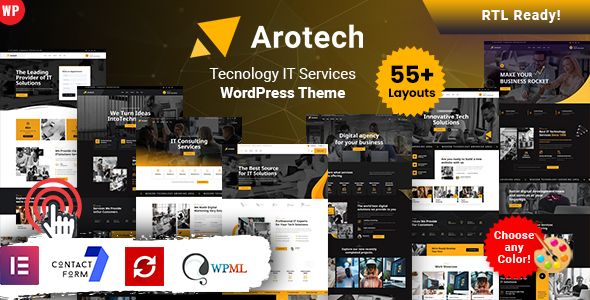 Arotech - Technology IT Services WordPress Theme 1 Arotech Technology IT Services WordPress Theme