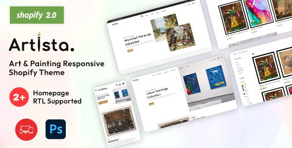 Artista – Artist & Painting Designers Agency Shopify 2.0