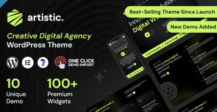 Artistic - Digital Marketing WordPress Theme 1 Artistic - Digital Marketing WordPress Theme