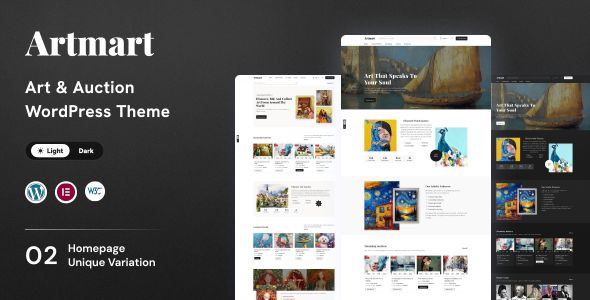 Artmart - Gallery & Auction WordPress Theme 1 Artmart - Gallery & Auction WordPress Theme