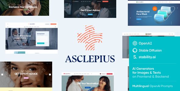 Asclepius – Doctor Medical & Healthcare WordPress Theme 1 Asclepius – Doctor Medical & Healthcare WordPress Theme