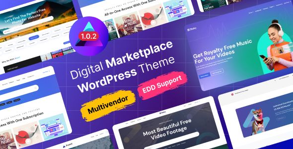 Aseet – Digital Marketplace WordPress Theme 1 Aseet – Digital Marketplace WordPress Theme