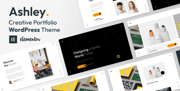 Ashley - Creative Portfolio WordPress Theme 1 Ashley - Creative Portfolio WordPress Theme