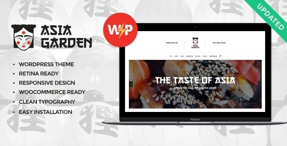 Asia Garden | Asian Food Restaurant WordPress Theme 1 Asia Garden WordPress Theme