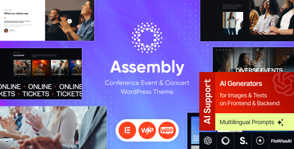 Assembly - Conference Event & Concert WordPress Theme 1 Assembly - Conference Event & Concert WordPress Theme