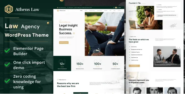 Athens - Law Agency WordPress Theme 1 Athens - Law Agency WordPress Theme