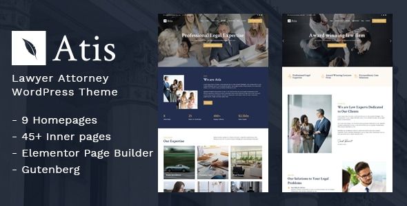 Atis – Lawyers Advisors Business Theme 1 Atis – Lawyers Advisors Business Theme WordPress Theme