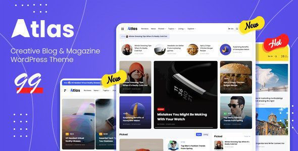 Atlas - Creative Blog & News WordPress Theme 1 Atlas - Creative Blog & News WordPress Theme