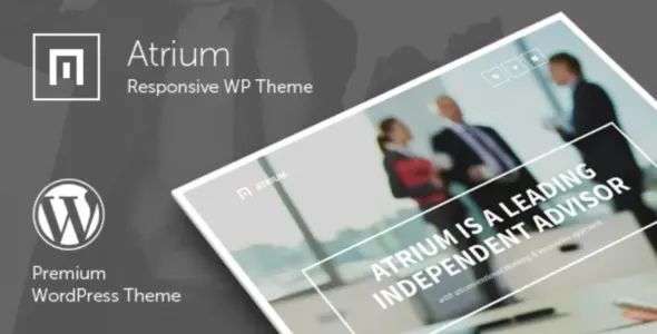 Atrium - Finance Consulting Advisor WordPress Theme