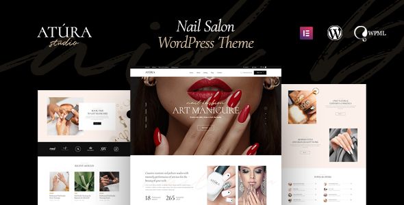 Atura – Nail Salon WordPress Theme 1 Atura – Nail Salon WordPress Theme