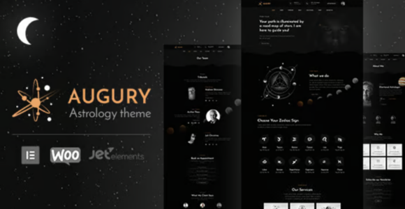 Augury Horoscope Astrology WordPress Theme