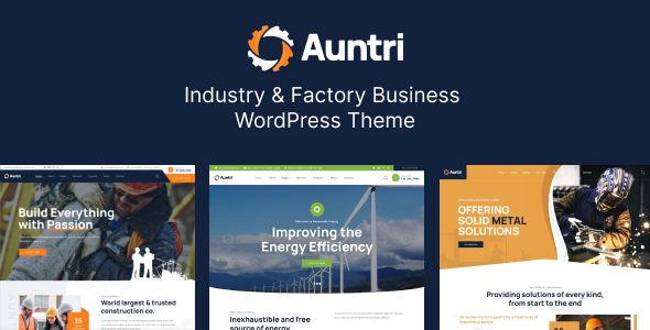 Auntri – Industry Factory WordPress Theme 1 Auntri Industry & Factory Business WordPress Theme