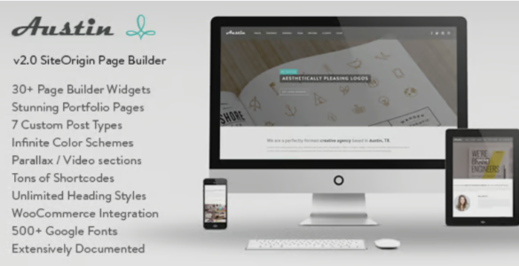 Austin - Multi-Purpose Design Agency WP Theme