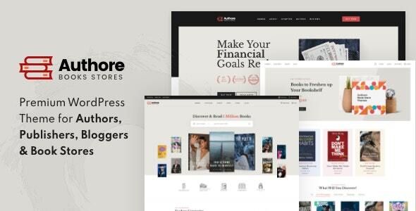 Authore – WordPress Theme for Authors and Publishers 1 Authore – WordPress Theme