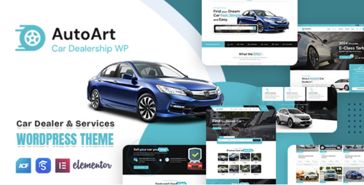 AutoArt - Car Dealer & Services WordPress Theme 1 Auto Art Car Dealership WP