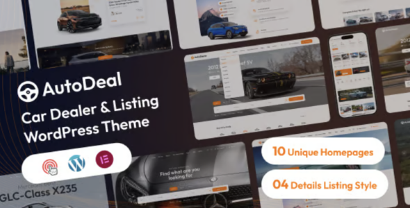 Auto Deal Car Dealer & Listing WordPress Theme