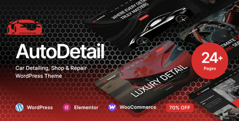 AutoDetail - Car Detailing, Shop & Repair WordPress Theme 1 Auto Detail Car Detailing, Shop & Repair WordPress Theme