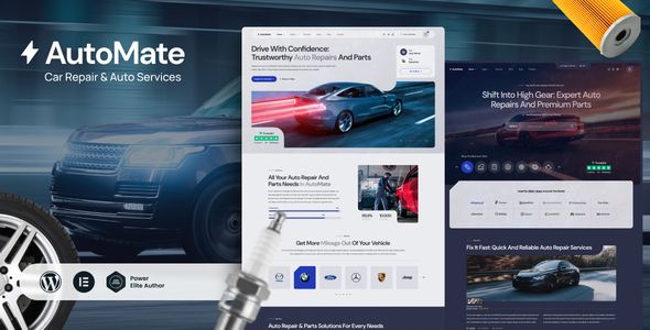 AutoMate – Car Repair Auto Services 1 Auto Mate – Car Repair Auto Services WordPress Theme