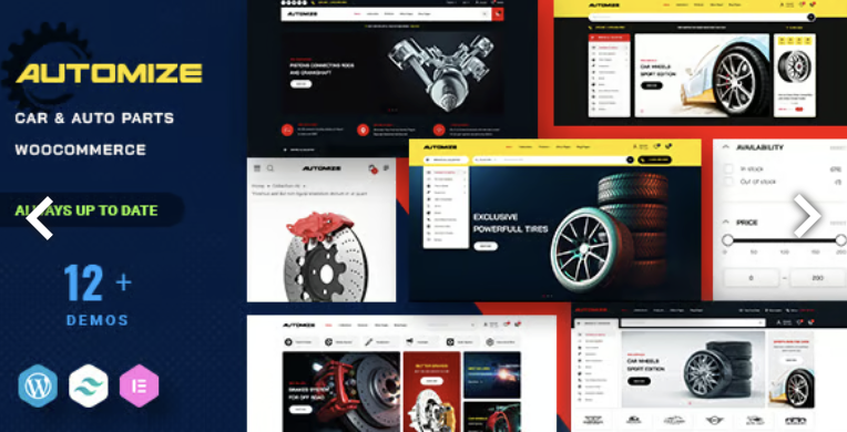 Automize - Car & Auto Parts WooCommerce Theme 1 Automize Car & Auto Parts WooCommerce Theme