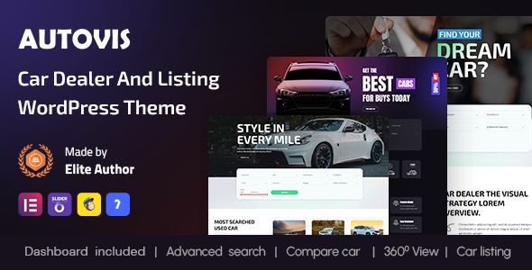 Autovis - Car Dealer & Listing WordPress Theme 1 Autovis Car Dealer and Listing WordPress Theme