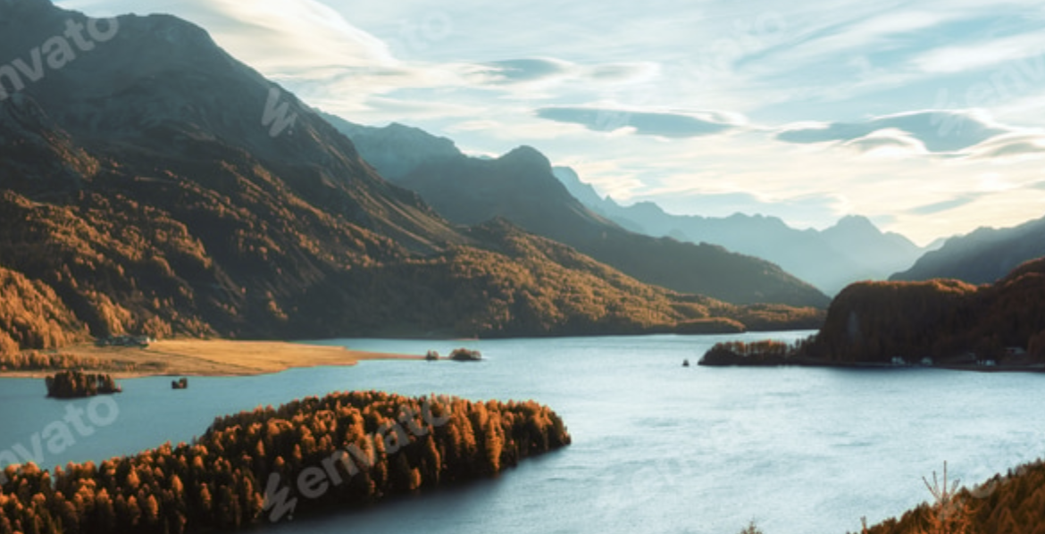 Autumn landscape on Sils lake 1 Autumn landscape on Sils lake WordPress theme