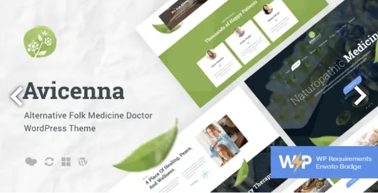 Avicenna Pro | Alternative Folk Medicine Doctor WordPress Theme + Shop 1 Avicenna Pro WordPress Theme