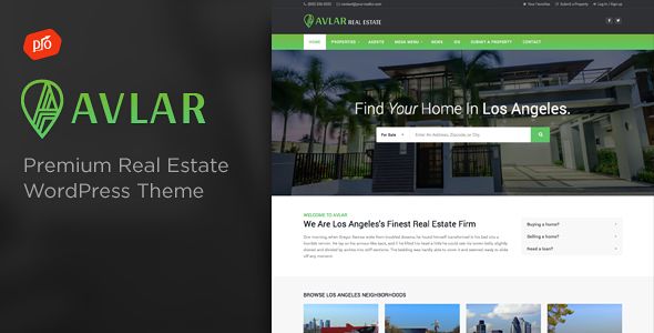 Avlar – Real Estate Theme 1 Avlar – Real Estate WordPress Theme