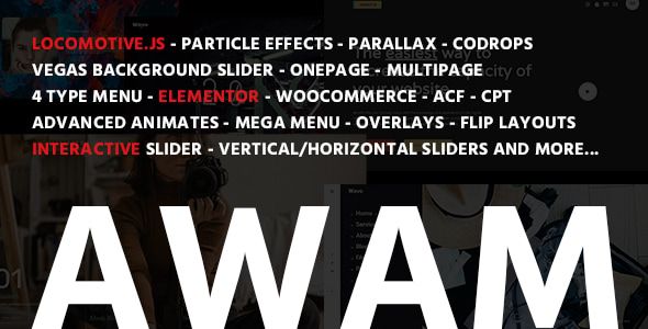 Awam - Creative Agency Portfolio Elementor WordPress Theme 1 Awam - Creative Agency Portfolio WordPress Theme