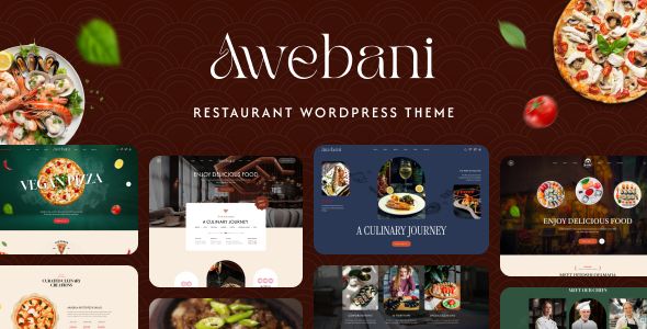 Awebani - Restaurant WordPress Theme 1 Awebani Restaurant WordPress Theme
